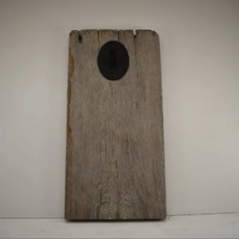 barnwood skull mount plaque