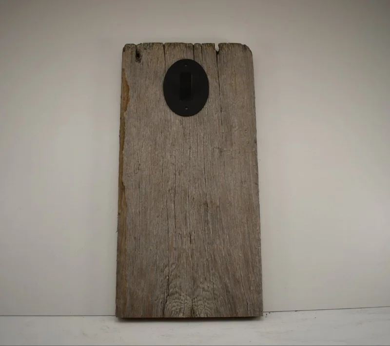 barnwood skull mount plaque
