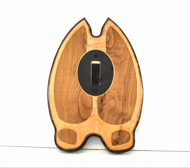 hardwood deer track skull mount plaque