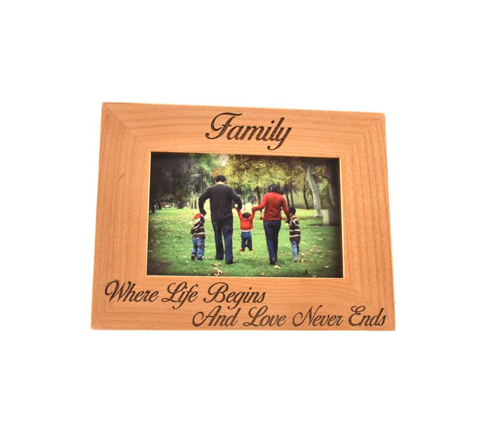 Personalized picture frame.