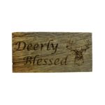 Reclaimed barnwood sign.