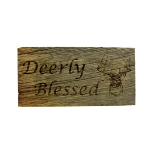 Reclaimed barnwood sign.