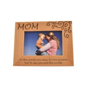 Personalized picture frame.