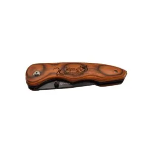 Whitetail Woodcrafters Logo Engraved Pocket Clip Knife