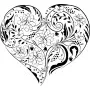 Hearts & Flowers - Floral Heart
