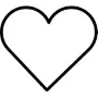 Hearts & Flowers - Heart Outline