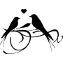 Hearts & Flowers - Love Birds