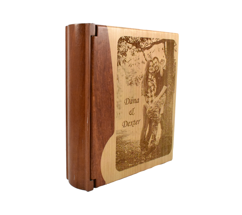 Engagement Photo Personalized Photo Album - Large - Image 2