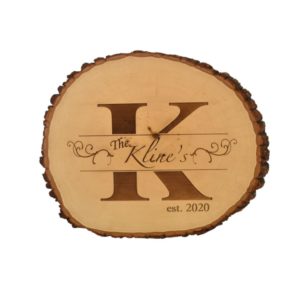 Last Name Engraved Sign