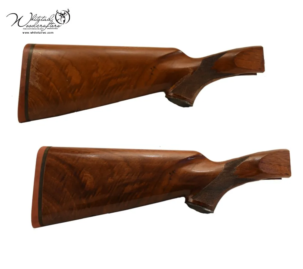 Before and After Gun Stock Refinishing