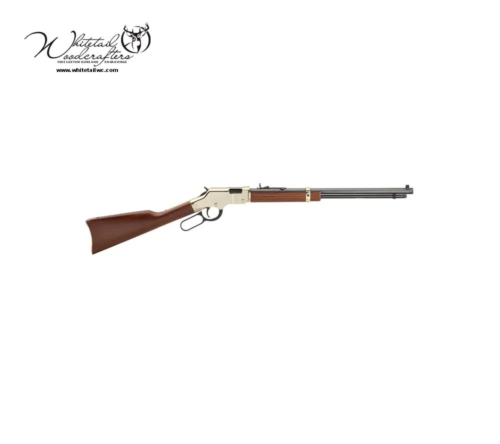 Personalized engraved Henry rifle displayed as premium retirement gift for outdoorsmen