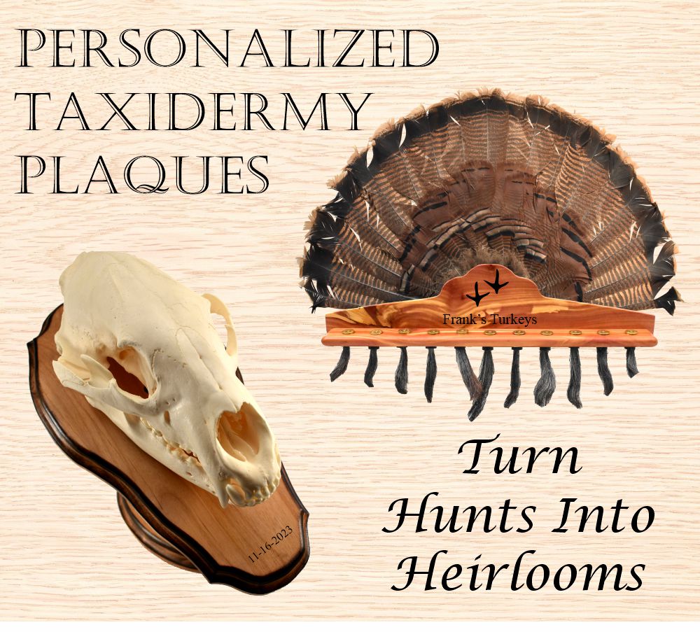 Personalized Taxidermy Plaques