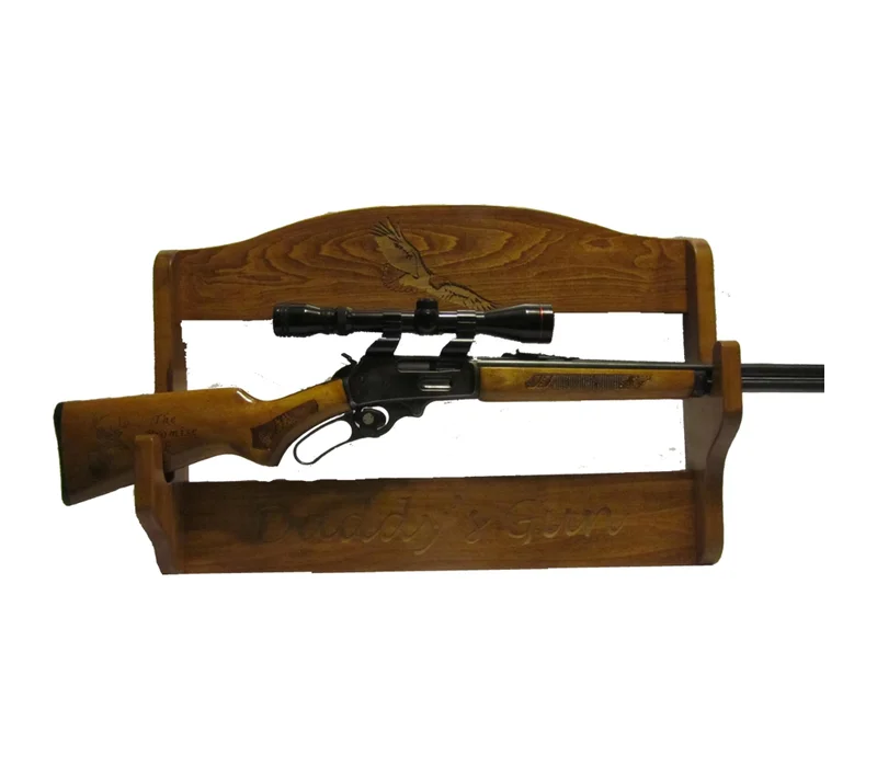 Custom Wood Gun Racks by Whitetail Woodcrafters