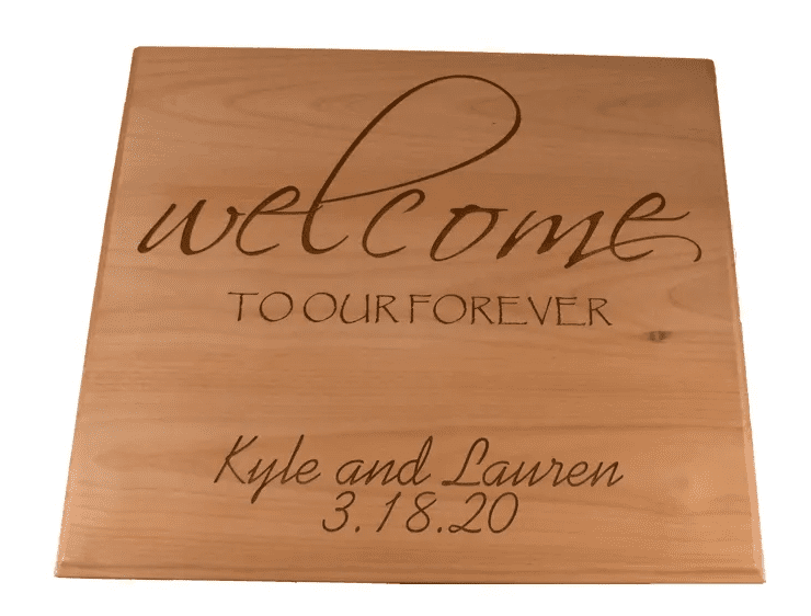 wooden wedding gifts